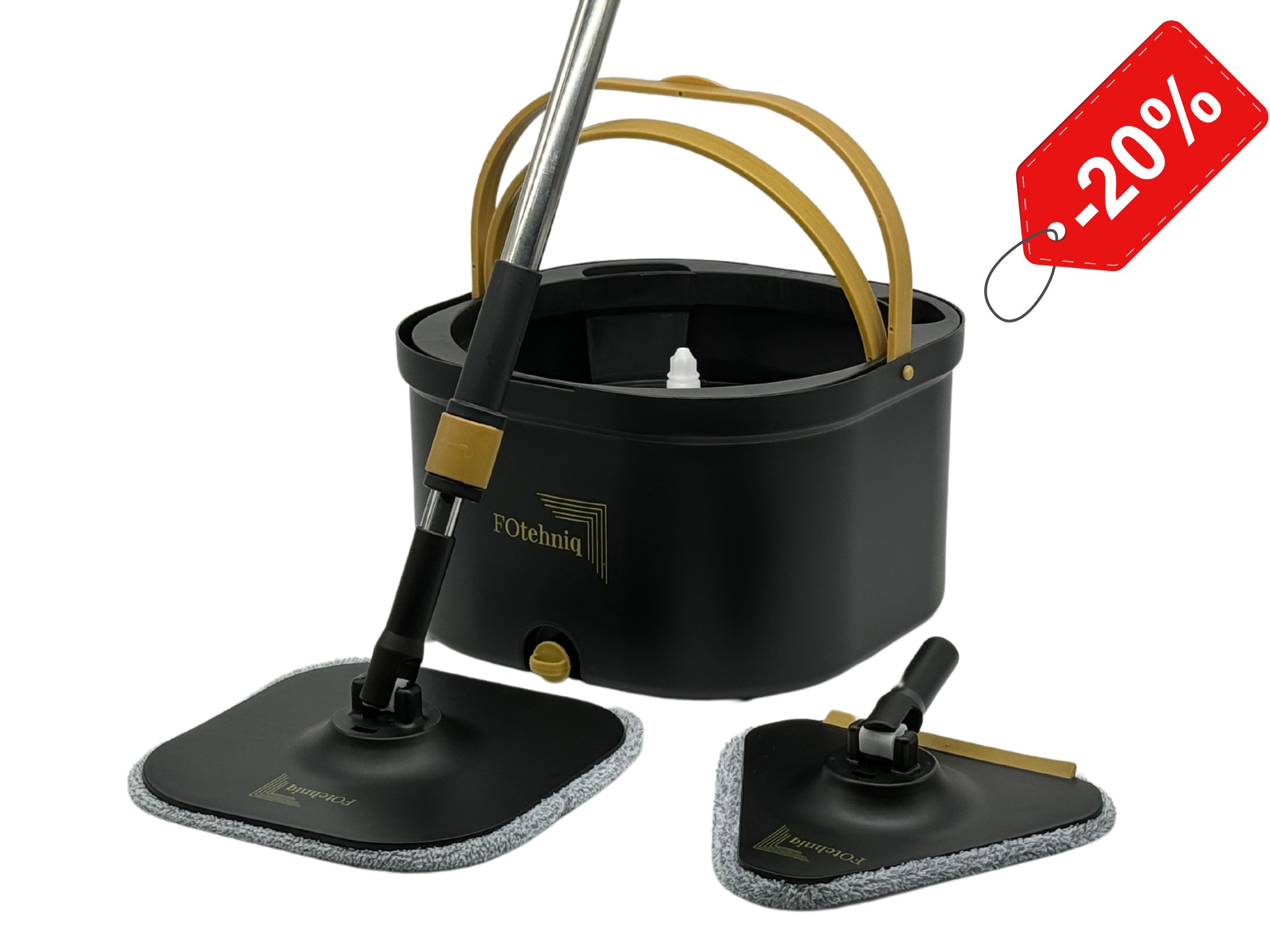 FOtehniq Black Mop Sunset-Schwarz