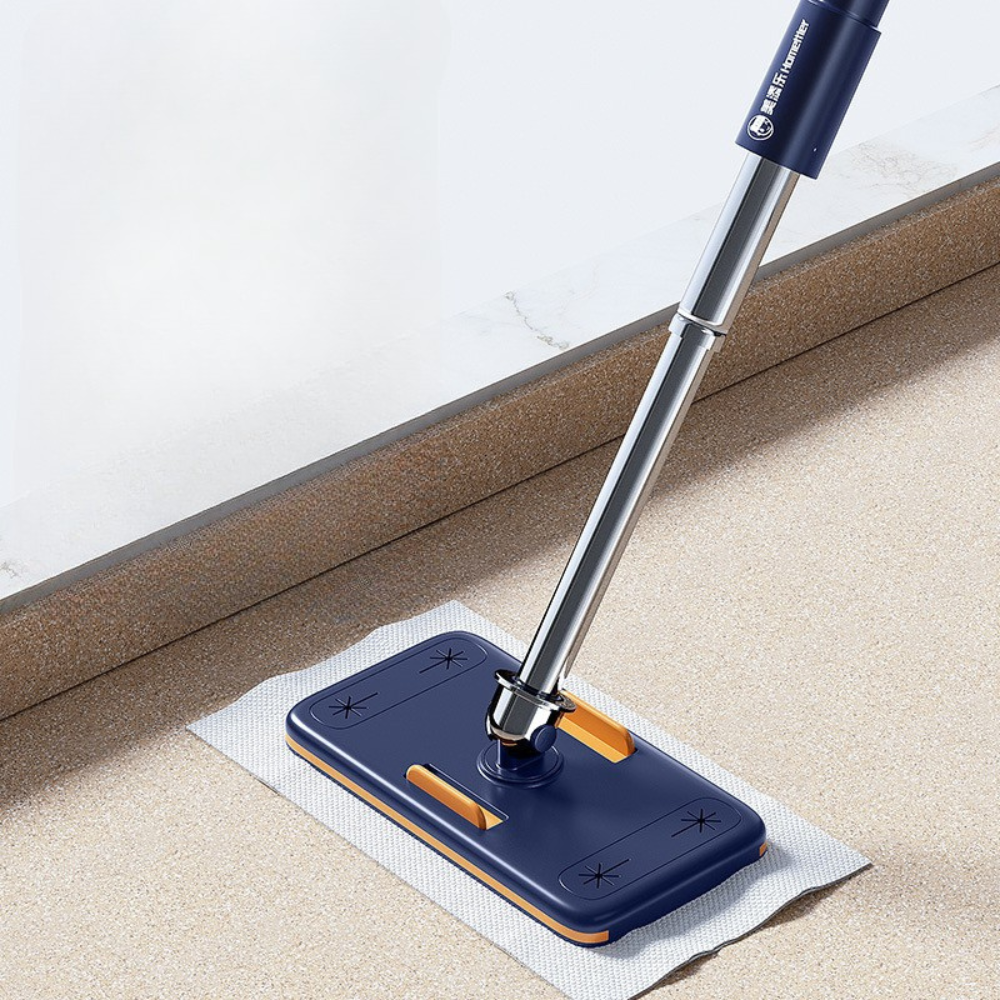 Ustensila servețele umede tip Mini Mop Extensibil albastru