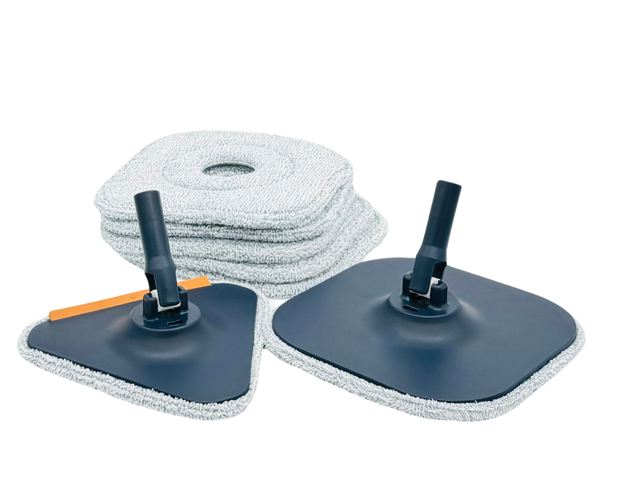 Set Mop Rotativ DUAL BUCKET albastru cu Lavete Incluse