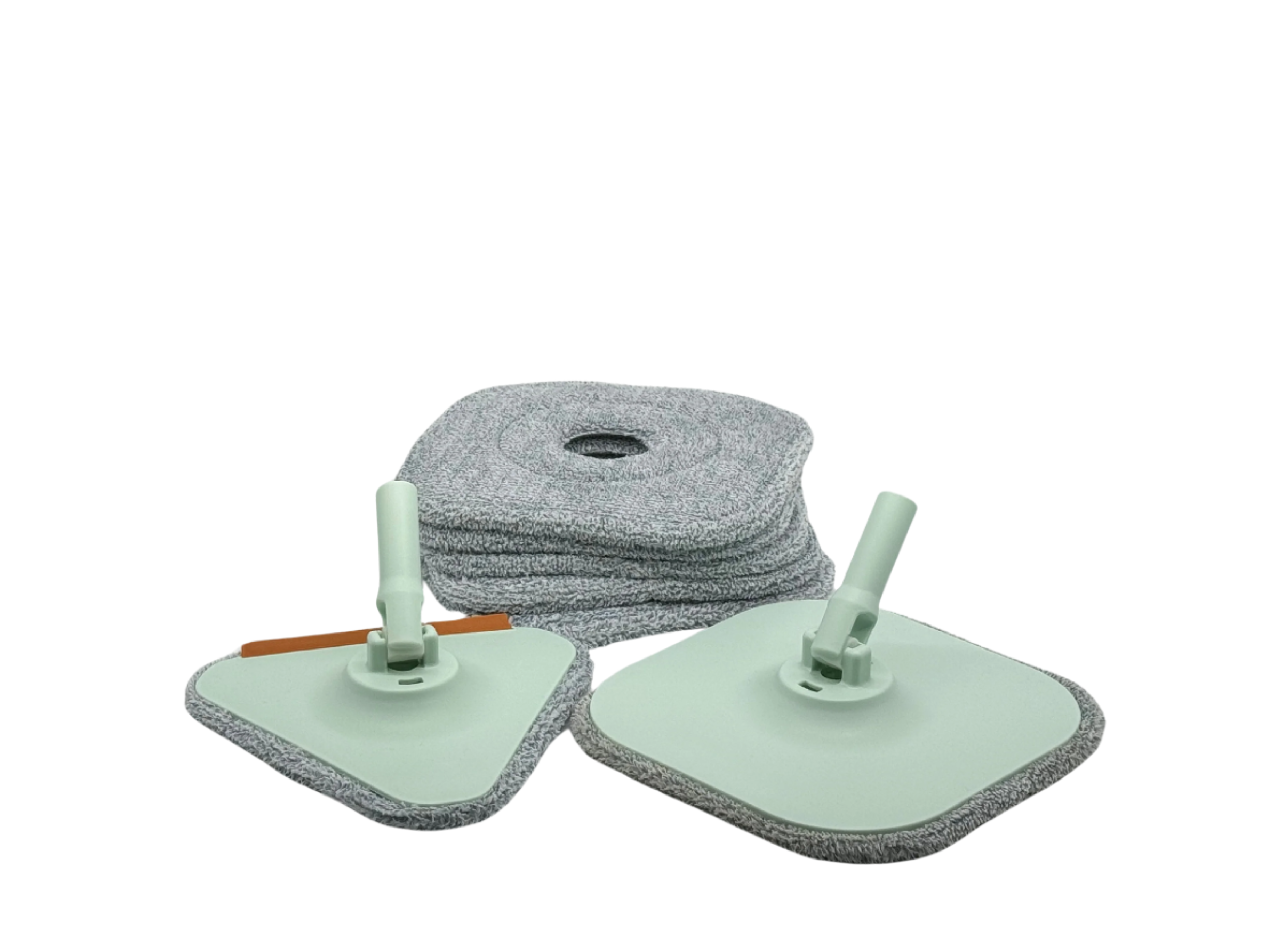 Set Mop Rotativ DUAL BUCKET verde cu Lavete Incluse