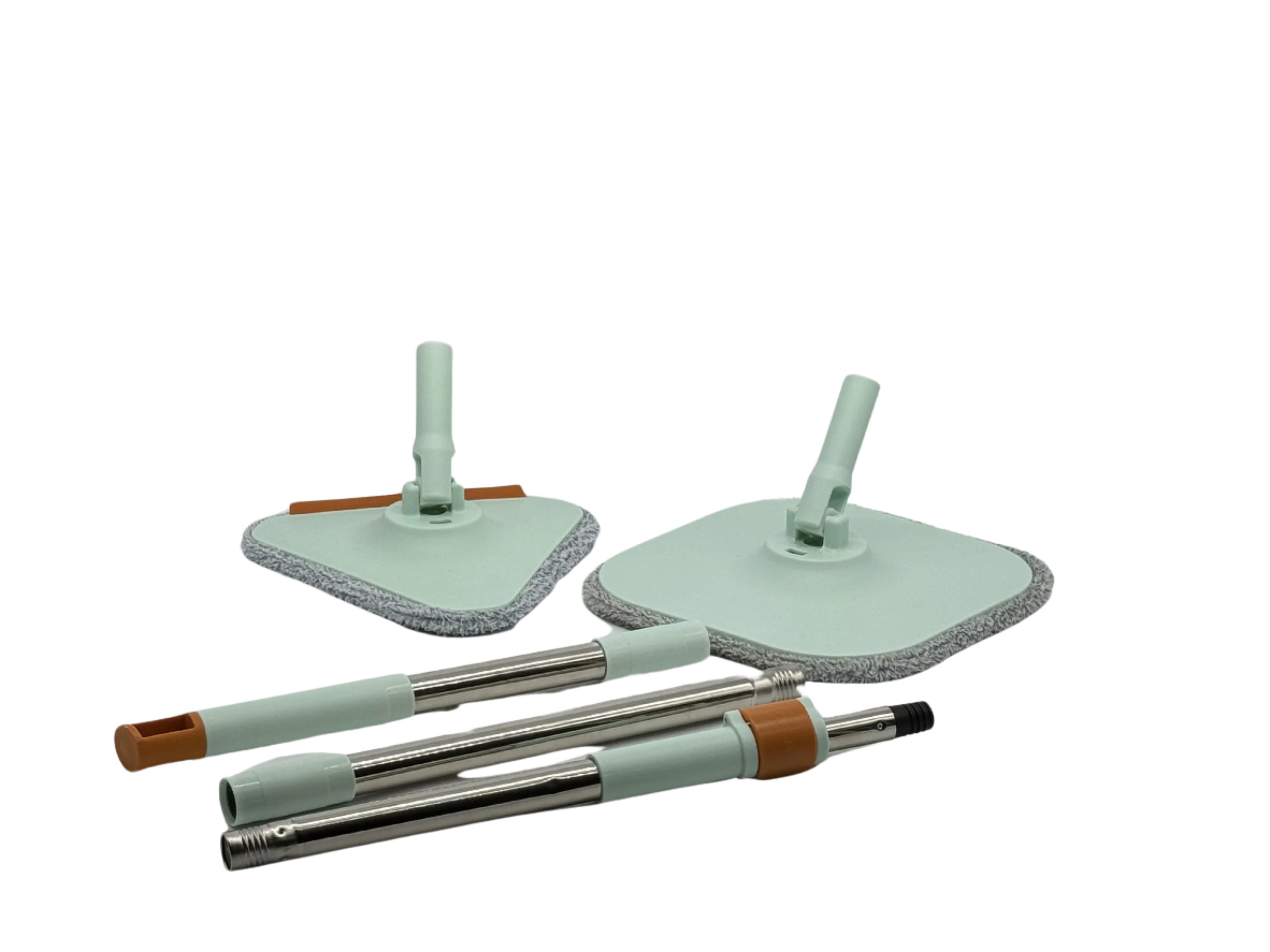 Set Mop Rotativ DUAL BUCKET verde cu Lavete Incluse