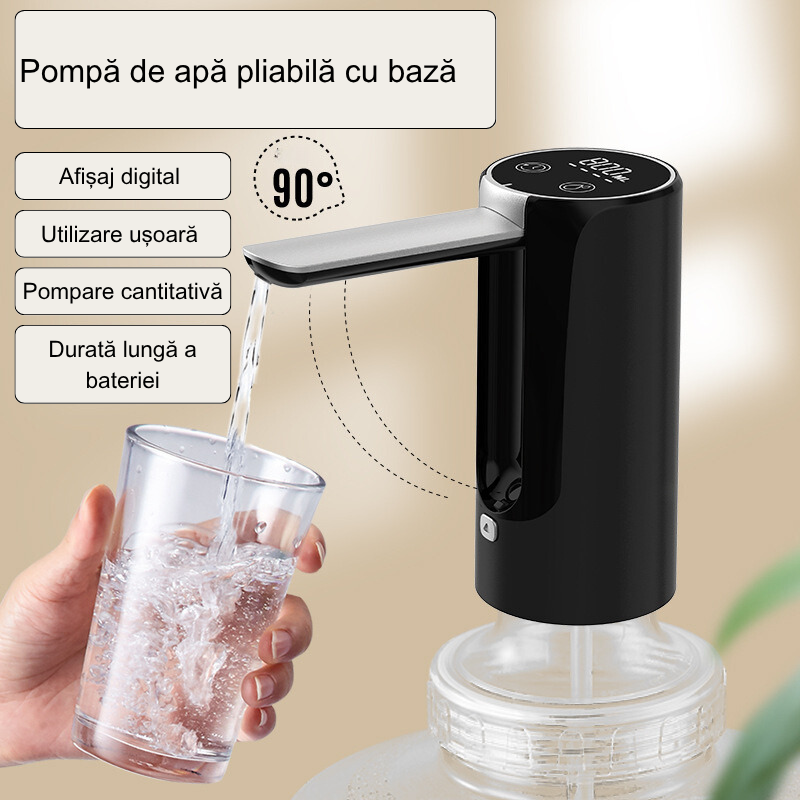 Smart electric water dispenser for A2 bottles