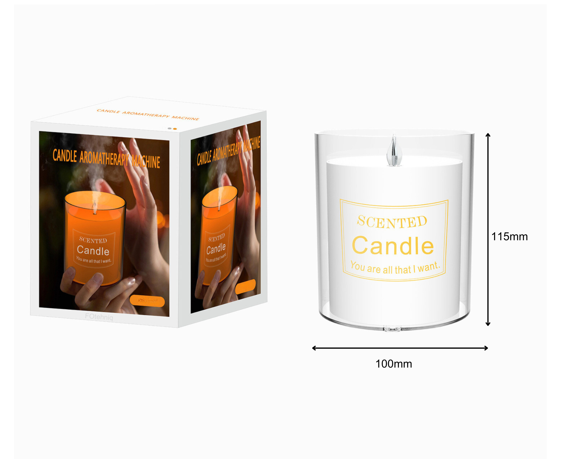 Difuzor de Arome si Uleiuri Esentiale Candela