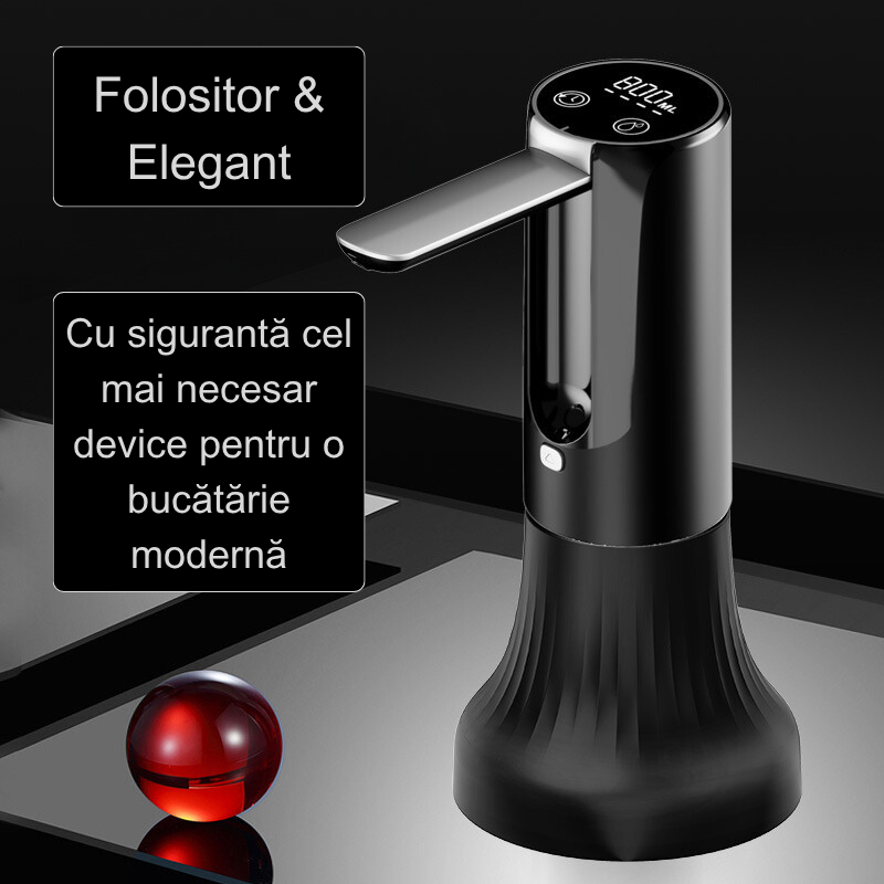 Smart electric water dispenser for A2 bottles