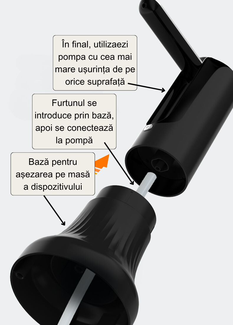 Dozator electric inteligent de apa pentru bidon A2