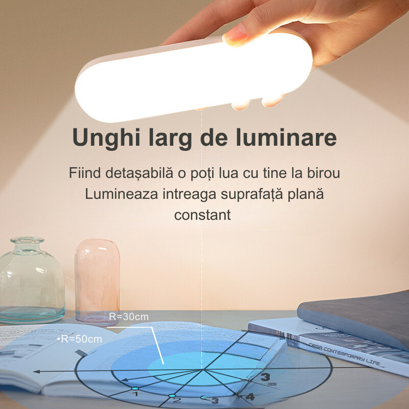 Lampa Reincarcabila LED Student Magentica 30 de leduri 1200 mAh