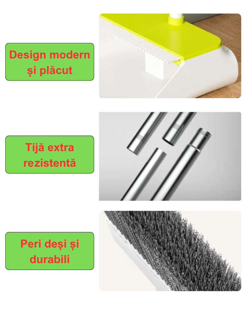 Set Matura si Faras cu Dinti Retractanti si racleta pentru geamuri