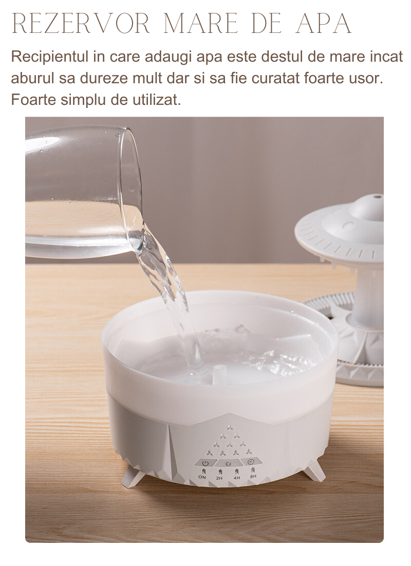 Difuzor de Arome Uleiuri Esentiale Picatura de ploaie UFO