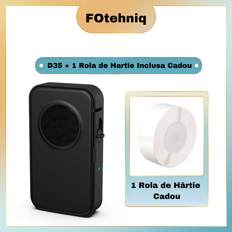 Mini Imprimanta Termica Portabila Phomemo D35 - Bluetooth cu acumulator