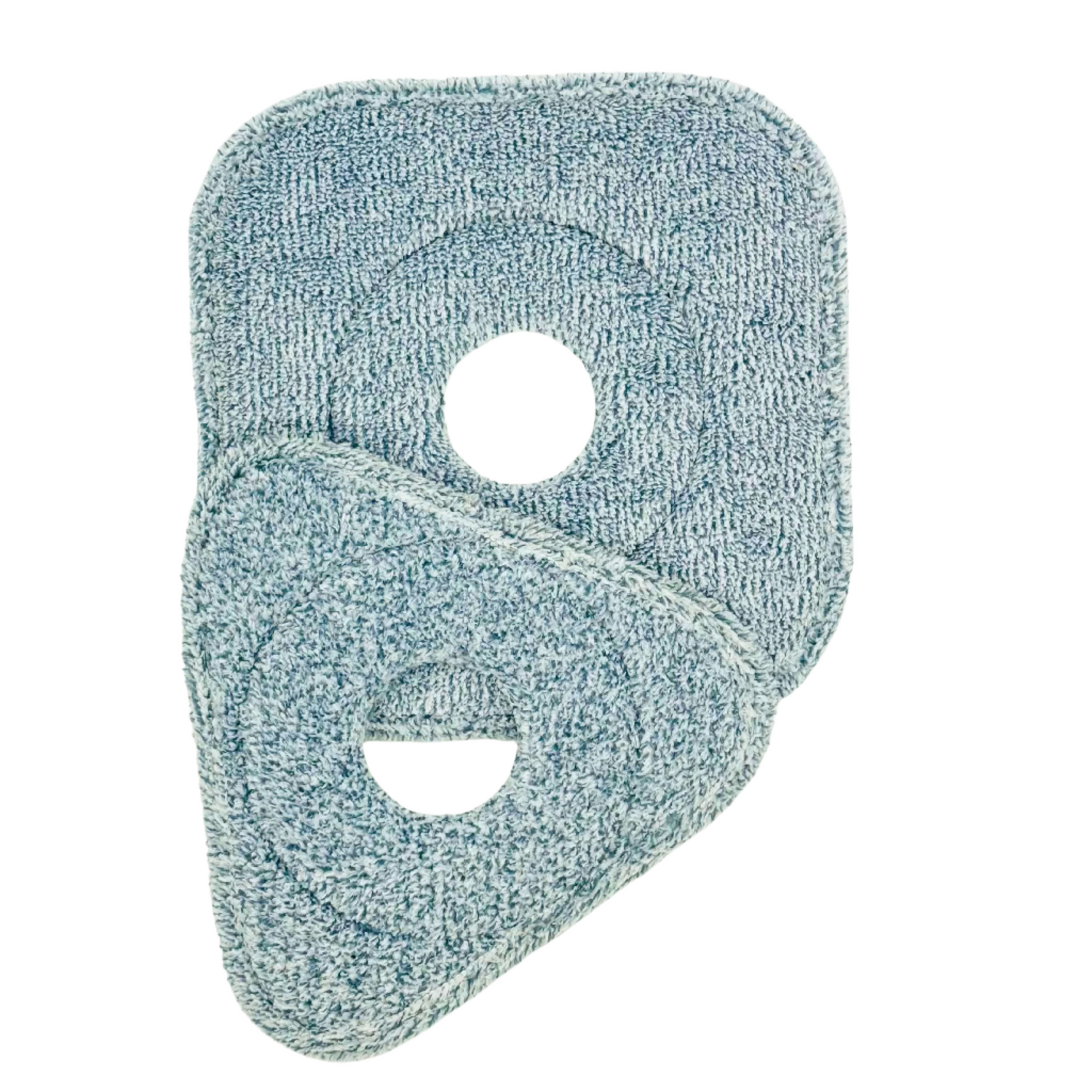 FOtehniq Set 4+1 Microfiber Cloths - 2 Abrasive Cloths + 2 Fine Texture Cloths + 1 Triangle Cloth