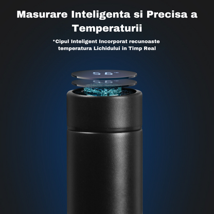 Termos Inteligent Titan cu afisaj LCD si Cutie Cadou 420 ml 24 ore