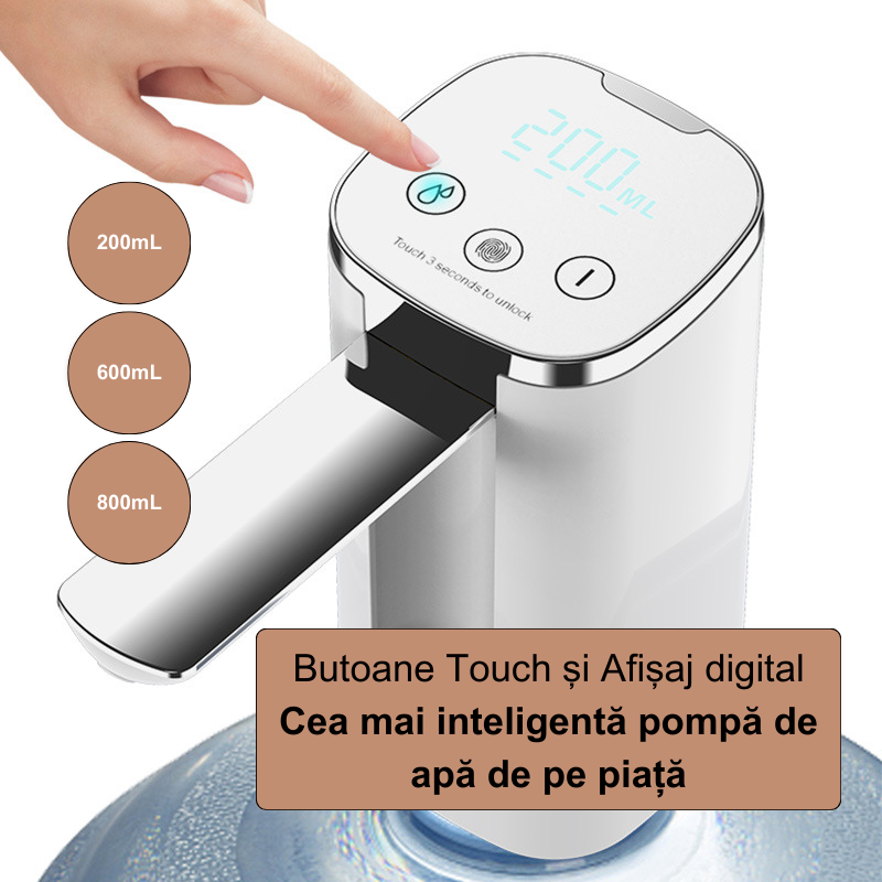 Dozator electric inteligent de apa pentru bidon A3