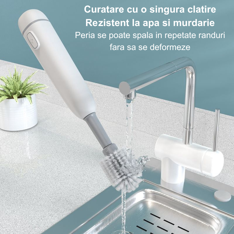 Perie Electrica Rotativa rezistenta la apa pentru Vesela, Biberoane, Pahare